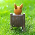 thumbnail image 4 of MesaSe Bunny Sitting Rocking Chair Figurine Finely Designed Cute Appearance for Home Table Desktop Ornament, 4 of 10