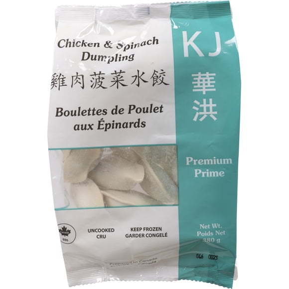 KJ Boulettes de Poulet et Épinards 380 g / pack