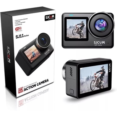 SJCAM C300 Caméra d'Action 4K 30 Ips Stabilisation Gyroscopique 6 Axes Étanche 30 m Écran Tactile 1,3′′ Grand-Angle 154° Zoom Numérique 8X