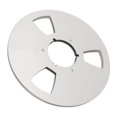 thumbnail image 4 of 1/4 10 Inch Empty Tape Reel, 3 Hole Easy Use Empty Disc Opening Machine Parts Recording Tape Reel Aluminum Alloy Universal  For Reel Tape Recorder Accessory Silver,Black, 4 of 8