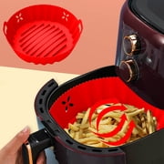 Dvkptbk Air Fryer Liners Air Fryer Silicone Pot Air Fryer Silicone Liners Non Stick Air Fryer Basket Accessories, Reusable Replacement of Flammable Parchment Liner Paper on Clearance