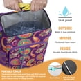 thumbnail image 5 of Colorful Ethnic Cooler Backpack - 20L Insulated Lunch Bag with Exotic Abstract Pattern, Lightweight & Durable for Camping, Beach & Road Trips, 5 of 5