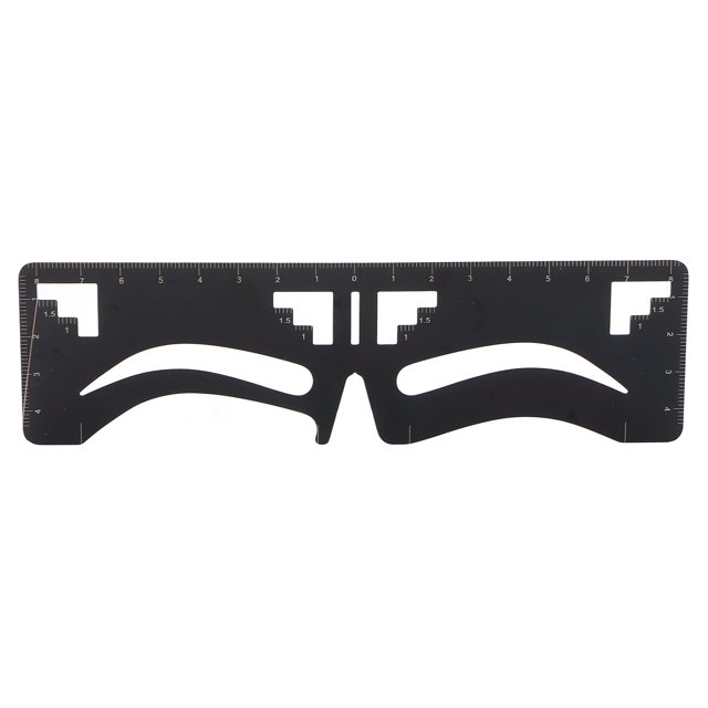 Sourcils Règle Trois Points de Positionnement Conception Sourcils Mesure Balance Extension Règle StencilEuropean Sourcils