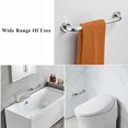 thumbnail image 3 of Grab Bars for Bathroom, Colorfast Stainless Steel Support Bar, Anti-Slip Wall-Mounted Hand Rail, Reliable Load Bearing, Suitable for Elderly and Disabled (30cm Length), 3 of 5