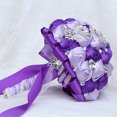 thumbnail image 4 of Baohd Wide Application Wedding Bouquets Elegant For All Occasions Low Maintenance wine red+ white 1Set, 4 of 6