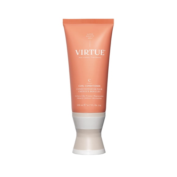 VIRTUE Curl Conditioner with Jojoba Oil, Sulfate Free, Hydrates, Nourishes & Repairs Curly Hair with Frizz Control, Color Safe