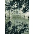 thumbnail image 1 of HomeRoots 354140 6 ft. 7 in. x 9 ft. 6 in. Polyester Silver Charcoal Area Rug, 1 of 2
