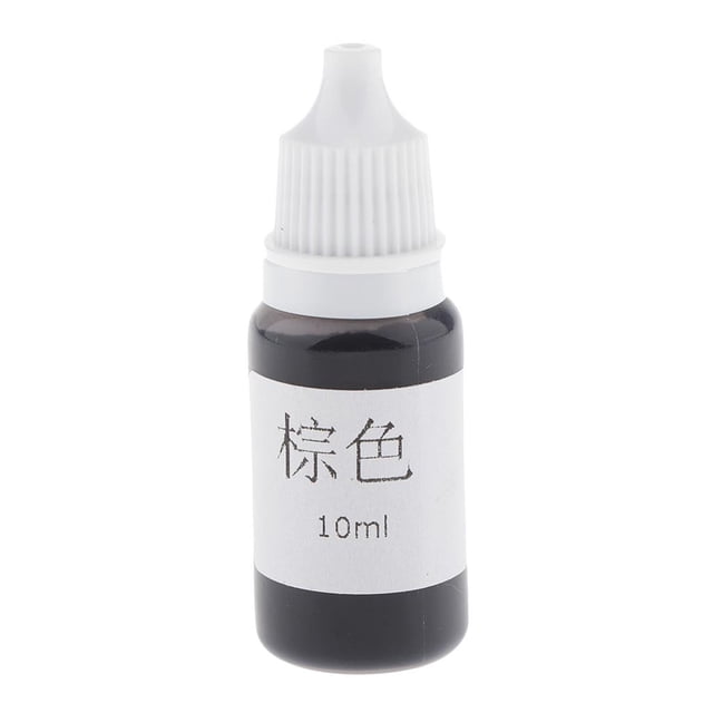 Rongfmy 10 ml Colorants Pigments Bricolage 10 ml Brun
