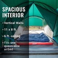 thumbnail image 4 of Coleman Cabin Camping Tent with Weatherproof Screen Room | 4 Person Cabin Tent with Enclosed Screened Porch, Evergreen, 4 of 5