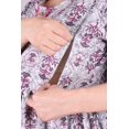 thumbnail image 4 of DWEEP SARA Robe de Maternité à Blocs Imprimés Violet et Blanc, TTG/44, 4 of 8