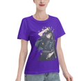 thumbnail image 2 of T-Shirt Basique à Manches Courtes pour Femmes Demon Slayer : Shitou Wuichiro, 2 of 6