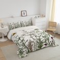 thumbnail image 3 of Erosebridal Retro Floral Bedding Queen Comforter Set, Botanical Plants Down Comforter, Spring Theme Home Decor, 3 of 6