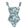 thumbnail image 3 of Daisyyozoid Womens Swimwear Clearance Halter Split Three-piece Printed Swimsuit, 3 of 4