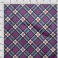 thumbnail image 3 of oneOone Viscose Chiffon Fabric Tartan Check Print Fabric BTY 42 Inch Wide, 3 of 4
