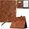 thumbnail image 1 of GSFY Case for Kindle Paperwhite (12th Generation, 2024), PU Leather Magnetic Closure Wallet Case Auto Sleep/Wake for 7 inch Kindle Paperwhite / Kindle Colorsoft Signature Edition 2024, Brown, 1 of 7