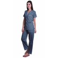 thumbnail image 2 of Moomaya Chemises de Pyjama avec Poches pour Femmes Ensemble de Pyjama en Coton Imprimé Vêtements de Nuit, 2 of 6