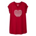thumbnail image 1 of Chemise de nuit à encolure en V George Plus pour femmes, 1 of 6