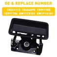 thumbnail image 3 of Car Rear Tailgate Handle with Baffle Replacement Exterior Door Handle 15991785 15991786 Compatible for Pickup, 3 of 9