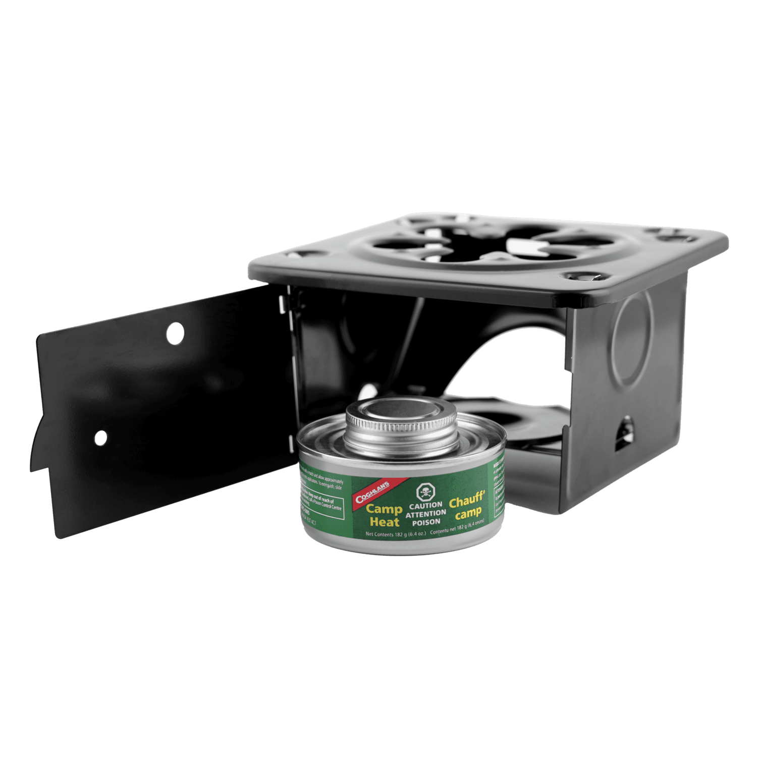 Réchaud de camping pliant et portable Coghlan’s — compact, léger en acier pour le camping et les situations d’urgence