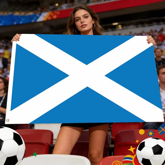 Jienlioq Football Fan Celebration Supplies Flags for Watching Matches Fan themed Parties Bar Atmospheres Decoration 90x150cm