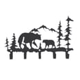 thumbnail image 1 of Animal Themed Metal Towel Hook Wall Mounted Rack For Bathroom Kitchen Home Bear Deer Wolf Design Durable Towel Holder, 1 of 3