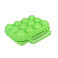 thumbnail image 3 of QualitChoice Plateau Portable pour Œufs Boîte de Rangement Support Camping 6/12 Conteneur à Œufs Vert 12 Compartiments 1Ensemble, 3 of 6