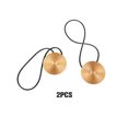 thumbnail image 3 of fastboy 2 Pieces Metal Curtain Tieback Replacement Simple Style Solid Color Household Sunshade Fastener Buckle Accessories Gold, 3 of 6