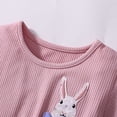 thumbnail image 4 of PMVFHDE Robe d'Été Décontractée pour Filles Robe pour Filles Tout-Petits à Manches Courtes Tunique en Maille Robes d'Été Robes de Pâques pour Filles, Rose, 8-9 Ans, 4 of 9