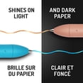 thumbnail image 3 of Paper Mate InkJoy Metallic Gel Pens, Medium Point (0.8 mm), Retractable, Assorted Colours, 3 Count, 3 of 7