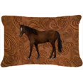 thumbnail image 1 of Horse Indoor & Outdoor Fabric Decorative Pillow, 1 of 1
