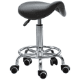 thumbnail image 1 of HOMCOM Tabouret Selle Roulant Chaise de Salon pour Massage Spa Clinique Beauté Noir, 1 of 10