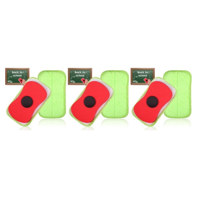 Langgg 2pcs Eco-friendly Whiteboard Eraser Reusable Washable And Non-shedding Magnetic Sponge Easy To Clean 3Set