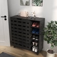 thumbnail image 2 of HOMCOM Armoire de Rangement pour Chaussures avec Armoire à 5 Niveaux et 5 Étagères Ouvertes, 2 of 10