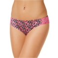 thumbnail image 1 of Maidenform Womens Comfort Devotion Lace Back Tanga, 8, Pink Leopard Print, 1 of 4