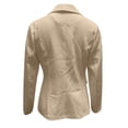 thumbnail image 4 of Grrvtrz Womens One Button Blazer Lightweight Office Work Suit Jacket Stretch Lapel Collar Long Sleeve Jacket with Pockets, 4 of 5