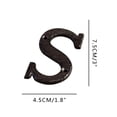 thumbnail image 2 of RYRDWP Creative Alloy Wrought Iron Number Letter Creative DIY House Letter, 2 of 2