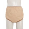 thumbnail image 2 of Sxiwei High Waist Plastic Pants with Washable Pull-on Briefs for Adults Nude M, 2 of 6