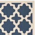 thumbnail image 2 of Safavieh Courtyard Tapis Intérieur Extérieur Bleu Marine - Carré 6 Pieds7 Pouces, 2 of 4