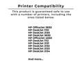 thumbnail image 4 of Zoomtoner Compatible HP DeskJet 2131 HP F6U64AN (HP 63TG) Cartouche d'Encre / Jet d'Encre à Rendement Élevé Noire, 4 of 5