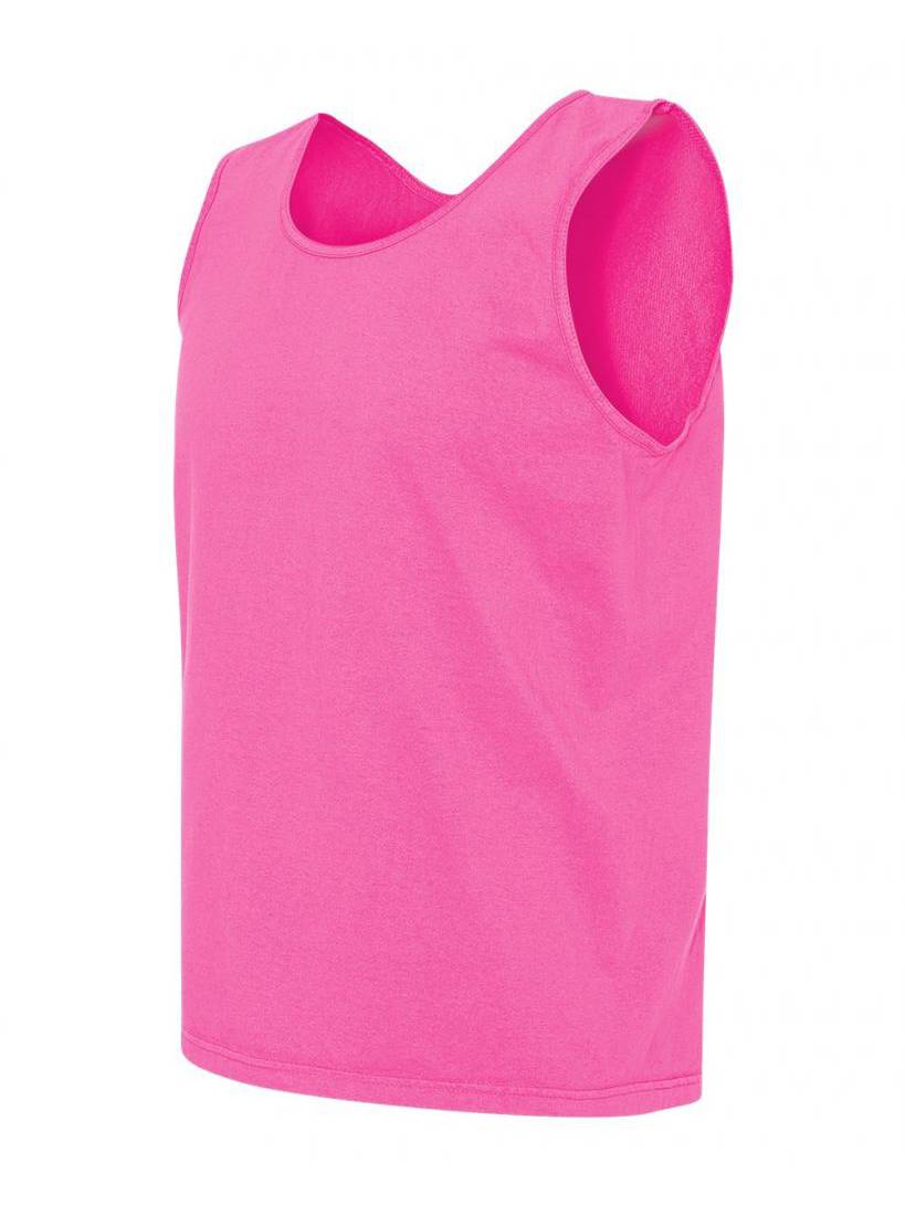 Comfort Colors - Pigment Dyed Tank Top - Neon Pink - Large