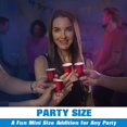 thumbnail image 3 of 2oz Plastic Shot Cups - Pack of 200  Disposable Mini 2oz Party Cups  Red, 3 of 7