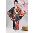 thumbnail image 3 of Hiiyo Japanese Traditional Dress Kimono Robe for Kids Girls Bathrobe Loungewear Nightgown, 3 of 3