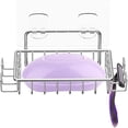 thumbnail image 2 of Dish Rack in Sink Non Porous Soap Box, Stainless Steel, Black Bathroom Drain, Wall Mounted Bathroom Soap Net, Soap Pan Basket, Soap Holder Stainless Steel Dish Rack, 2 of 9