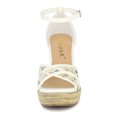 thumbnail image 2 of BLISSFUL STEP Women's Espadrille Wedge Heel Wedge Sandals, 2 of 6