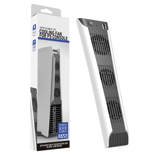 Ventilateur Refroidisseur pour Ps5 Ventilateur de Refroidissement Réduction du Bruit Externe USB Multifonction Température Ventilateur Refroidisseur pour Console Ps5