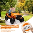 thumbnail image 3 of CazToi Voiture Électrique 24V 4x45W à 2 Places avec Télécommande pour Enfants, 3 of 8