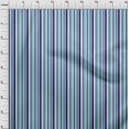 thumbnail image 2 of oneOone Cotton Poplin Fabric Multicolor Stripe Printed Fabric 1 Yard 42 Inch Wide, 2 of 3