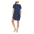 thumbnail image 2 of FLORA Intimates Blue Lace Trim Floral Nightgown Juniors M, 2 of 3