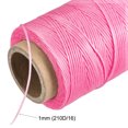 thumbnail image 4 of Unique Bargains 186 Yards 210D/1mm Leather Sewing Thread Polyester Waxed Cord, Hot Pink, 4 of 5