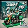 thumbnail image 1 of SuperBowl PhiladelphiaEagles Building Blocks Box Gift Set, 1 of 4